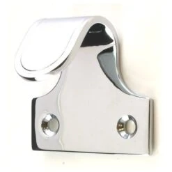Grooved Ring Pattern Sliding Sash Window Lift - Polished Chrome - Each