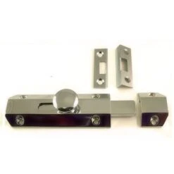 Surface Mounted Slide Bolts - Architectural Range - Polished Chrome