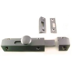 Surface Mounted Slide Bolts - Architectural Range - Satin Chrome