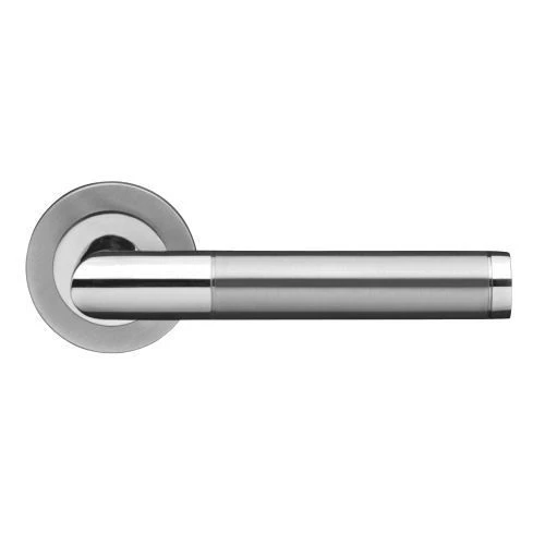Rio Lever Handles - Dual Finish Satin & Polished Stainless Steel - Image 5
