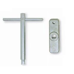 Surface Mounted Budget Lock & Key - Zinc Plated