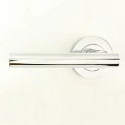 Petra Lever Handles - Polished Chrome - Suitable For Use With FD30 / FD60 Fire Doors