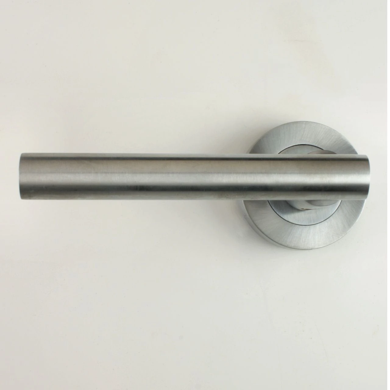 Petra Lever Handles - Satin Chrome - Suitable For Use With FD30 / FD60 Fire Doors
