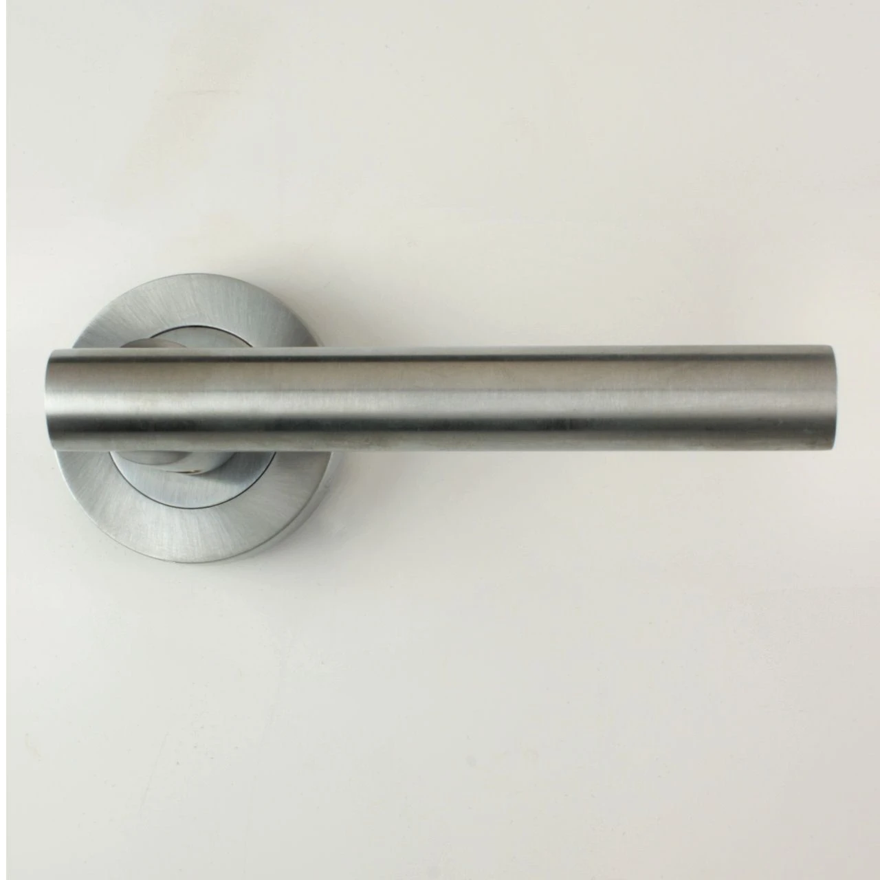 Petra Lever Handles - Satin Chrome - Suitable For Use With FD30 / FD60 Fire Doors - Image 5