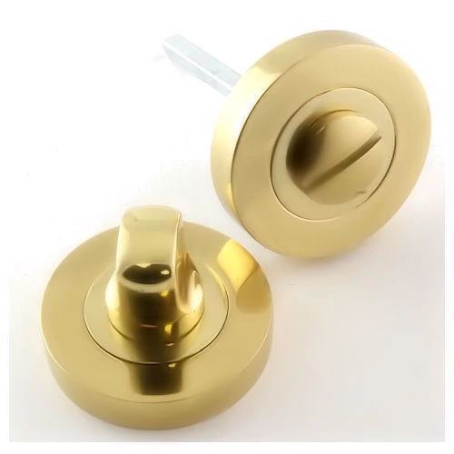 Gamma Door Handles - Polished Brass Plated - Image 2