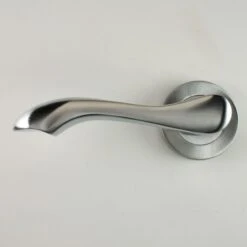 Gamma Door Handles - Satin Chrome - Suitable For Use With FD30 / FD60 Fire Doors