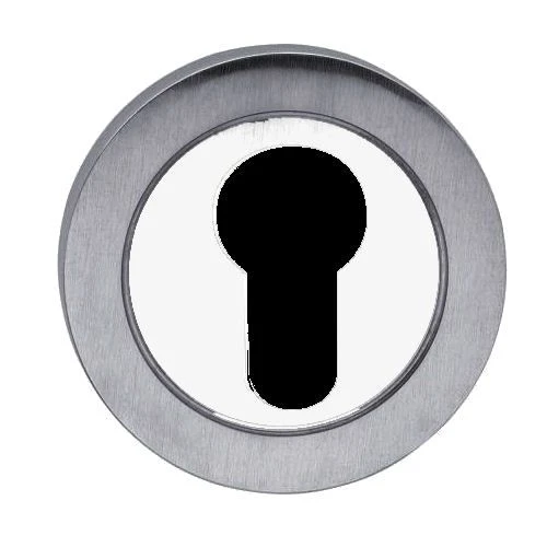 Modena Door Handles - Dual Finish Satin & Polished Chrome - Suitable For Use With FD30 / FD60 Fire Doors - Image 3