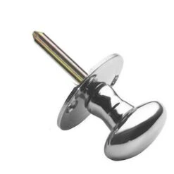Oval Thumb Turn For Security Rack Bolts - Polished Chrome
