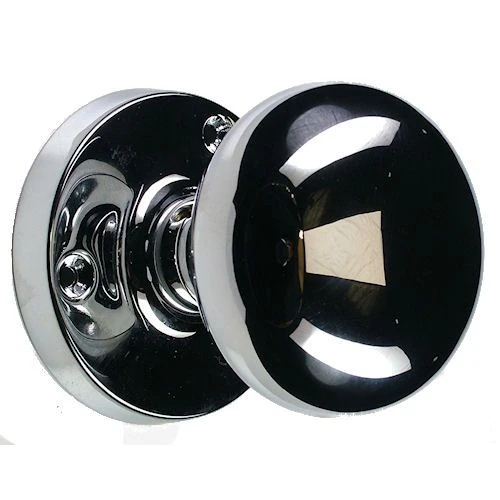 Mushroom Shape Door Knobs - Polished Chrome