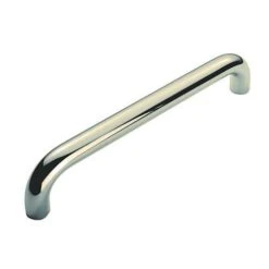 D Shape Bolt Through Pull Handles - Grade 316 Satin Stainless Steel - Suitable For Use With FD30 / FD60 Fire Doors