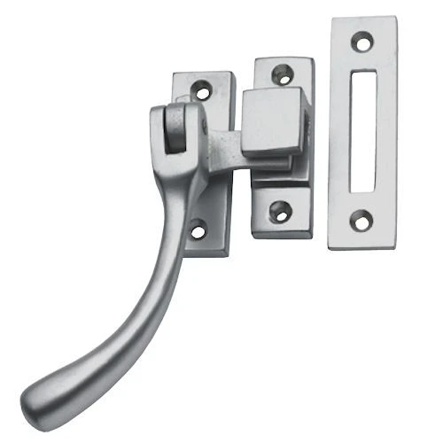 Bulb End Window Fastener - Suitable For Use On Weather Stripped Windows - Satin Chrome