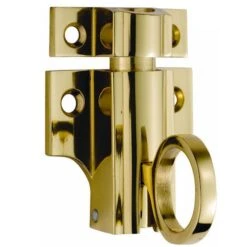 Architectural Quality - Fanlight Window Catch - Polished Brass (Lacquered)
