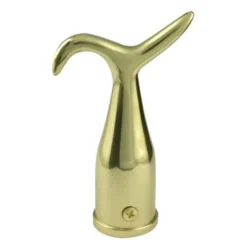 Pole Hook For Fanlight Window Catches - Polished Brass (Lacquered)
