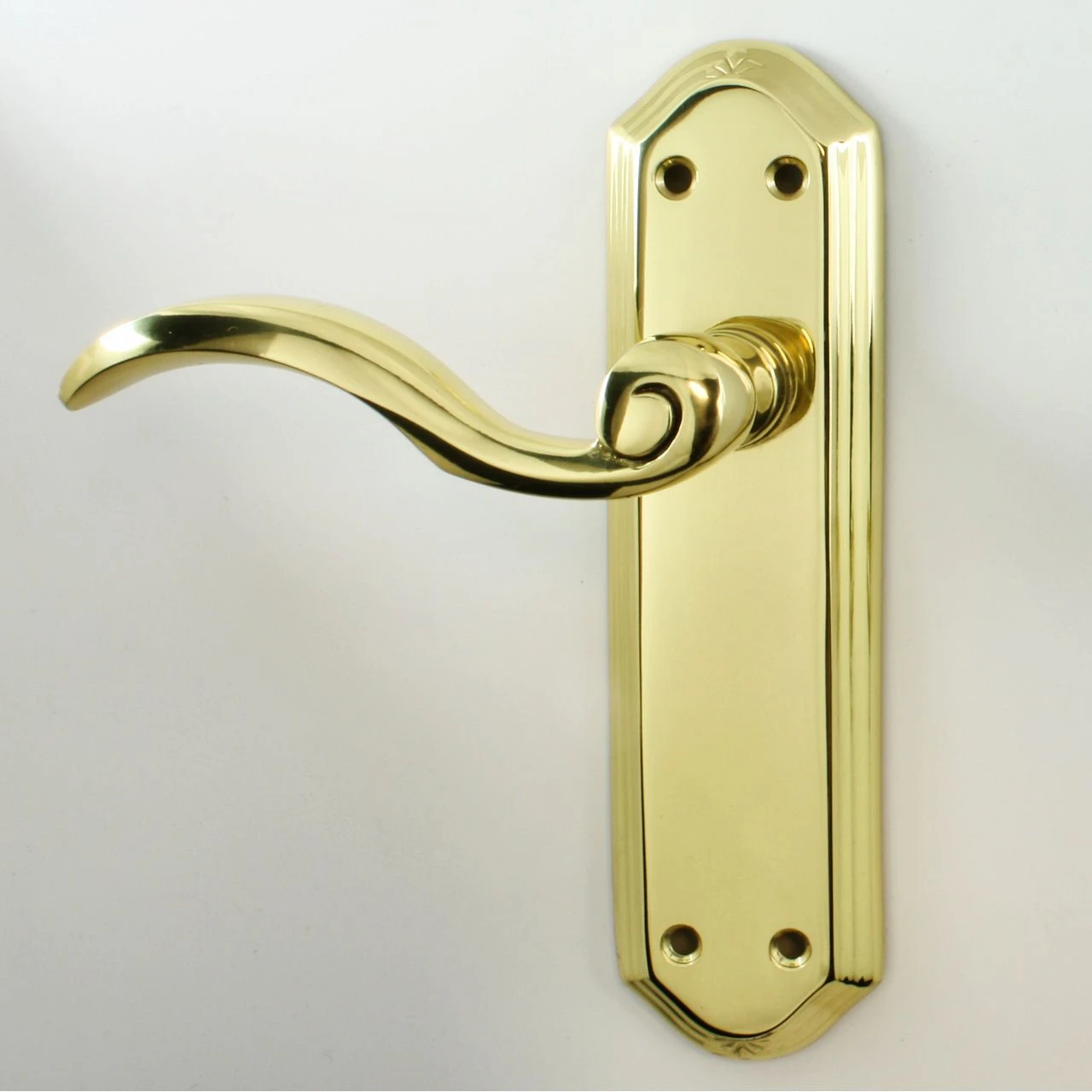 Wentworth Lever Suite - Polished Brass (Lacquered)