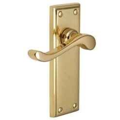 Edwardian Lever Suite - Polished Brass (Lacquered)