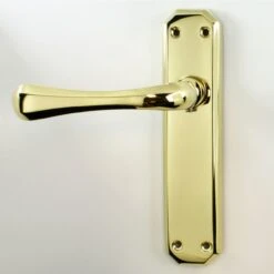 Eden Lever Suite - Polished Brass (Lacquered)