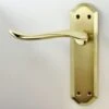 Lytham Lever Suite - Dual Finish Satin & Polished Brass