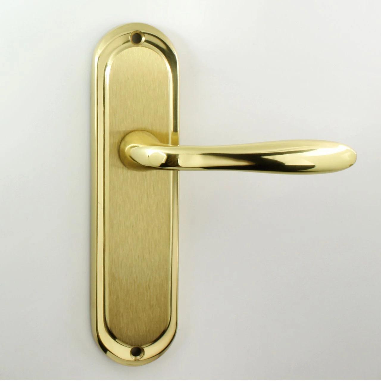 Henley Lever Suite - Dual Finish - Satin & Polished Brass - Image 2