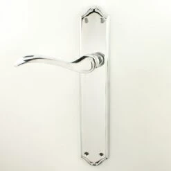 Madrid - Long Plate Lever Suite - Polished Chrome