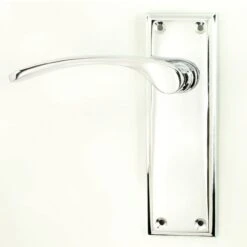 Hilton Door Handle Suite - Polished Chrome