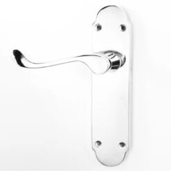 Milton Door Handle Suite - Polished Chrome