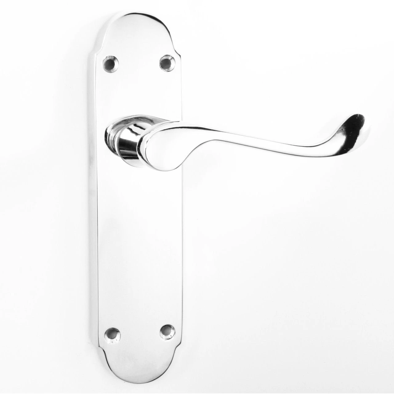 Milton Door Handle Suite - Polished Chrome - Image 2
