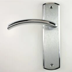 Centaur Lever Suite - Dual Finish - Satin Chrome & Polished Chrome