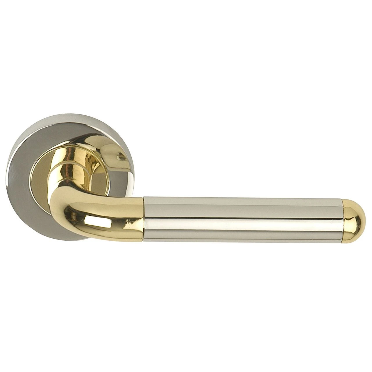 Orbit Lever - Dual Finish Polished Chrome & Electro Brass - Image 2