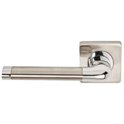Argo Square Rose - Dual Finish Satin Nickel & Polished Chrome