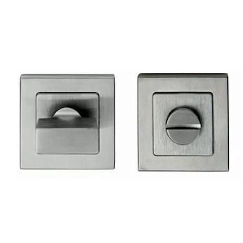 Square Lever On Square Rose - Suitable For Use On FD30 / FD60 Fire Doors - Satin Stainless Steel - Image 2