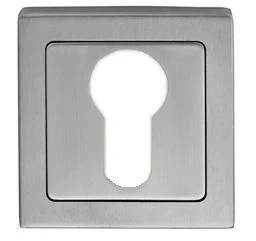 Large Rectangular Lever On Square Rose - Suitable For Use With FD30 / FD60 Fire Doors - Stain Stainless Steel - Image 3