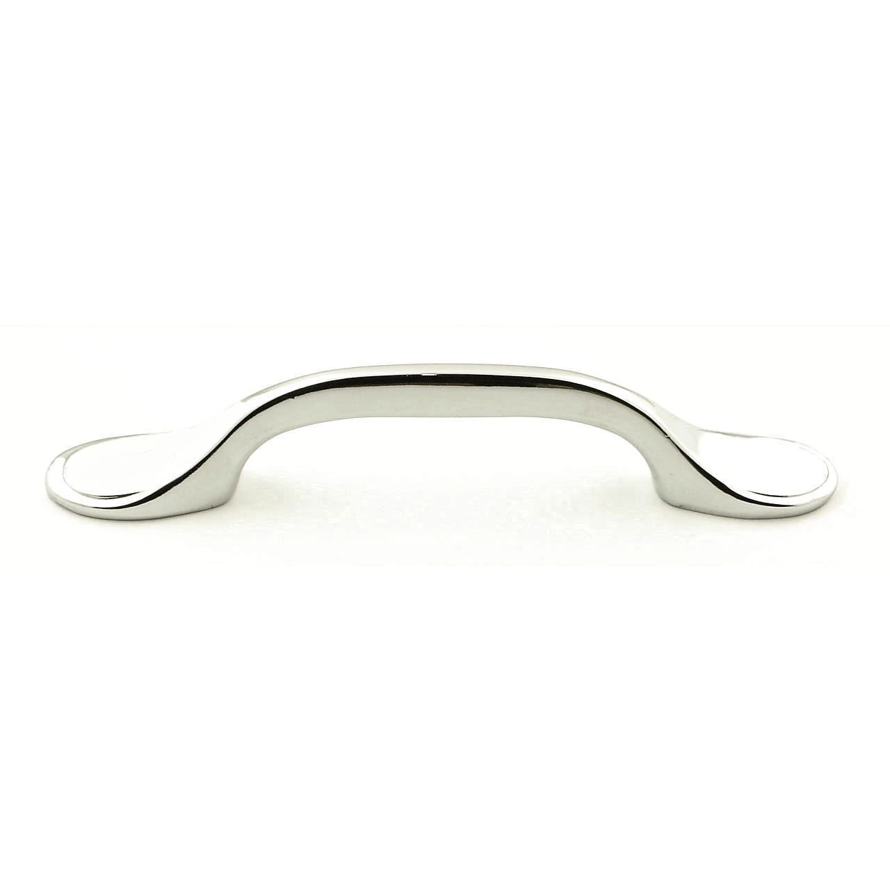 Shaker Style Cabinet Pull Handle - 128mm Long - Polished Chrome - Image 2