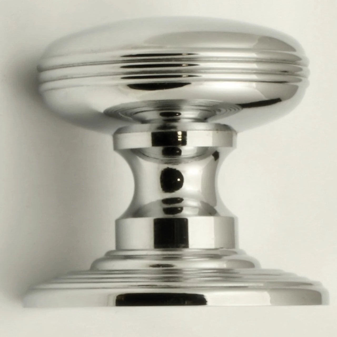 Ringed Pattern Cupboard Knobs - Available In 3 Sizes - Polished Chrome Plated - Image 7