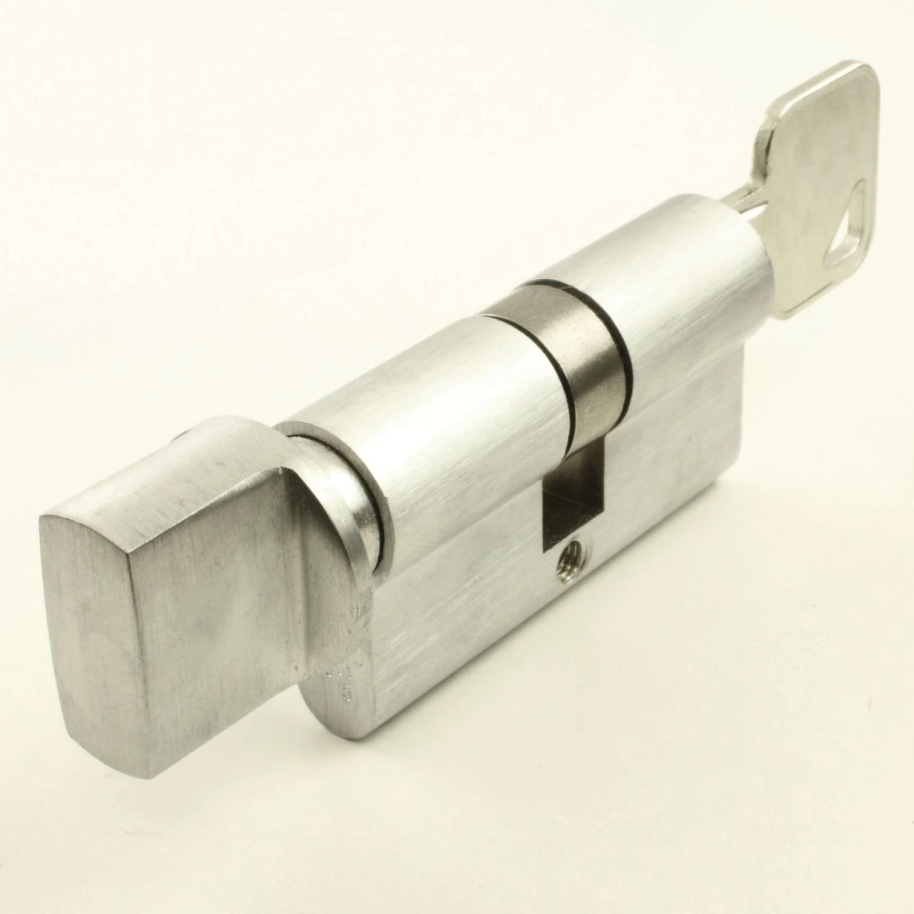 5 Pin - Euro Profile Cylinders - Key / Turn - Satin Chrome - Suitable For Use With FD30 / FD60 Fire Doors