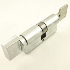 10 Pin - Euro Profile Cylinders - Mid Level Security - Key / Turn - Satin Chrome - Suitable For Use With FD30 / FD60 Fire Doors