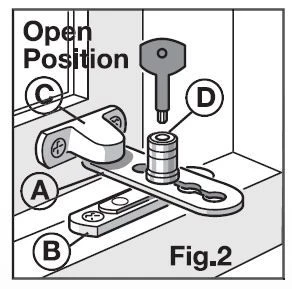 Child Safety Window Restrictor - White - Image 4