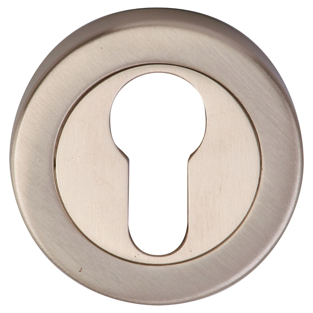 Aurora Lever Handle - On Round Rose - Satin Nickel - Image 3