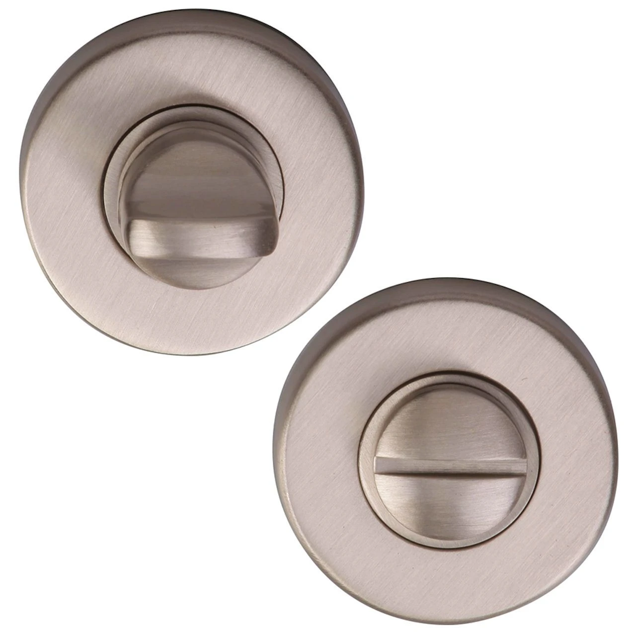 Aurora Lever Handle - On Round Rose - Satin Nickel - Image 2