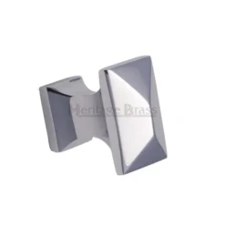 Pyramid Cupboard Knob - 35mm - Polished Chrome