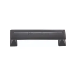 Rectangular Shaped Cabinet Pull Handle - Available In Four Sizes - Matt Black