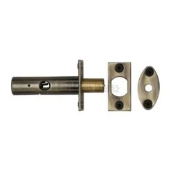 Security Rack Bolt - Antique Brass (Gloss Lacquered)