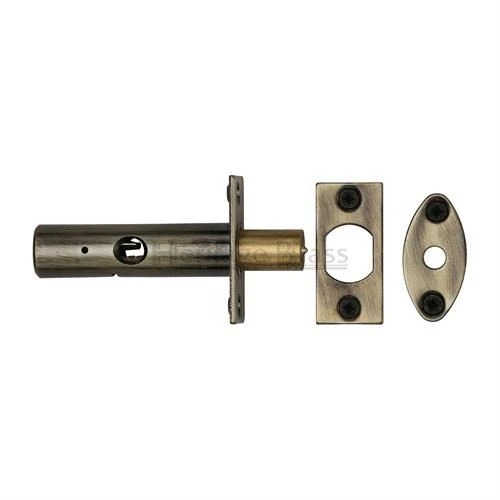 Security Rack Bolt - Antique Brass (Gloss Lacquered)