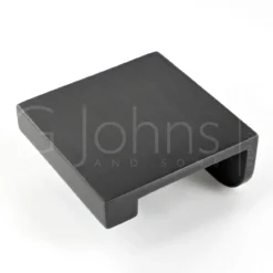 Rear Fixing Finger Edge Pull - With Cube Edge Design - Available In 4 Sizes - Dark Midnight Bronze (Lacquered)