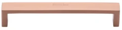 Rectangular / Square Shape Cabinet Door Pull Handle - Available In Three Lengths - Satin Copper (lacquered)