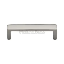 Rectangular / Square Shape Cabinet Door Pull Handle - Available In Three Lengths - Satin Nickel