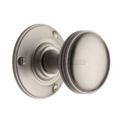 Richmond Pattern Decorative Mortice Door Knobs - Satin Nickel