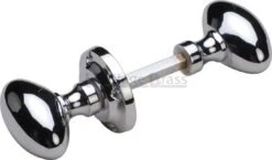 Suffolk Rim Knobs - Polished Chrome