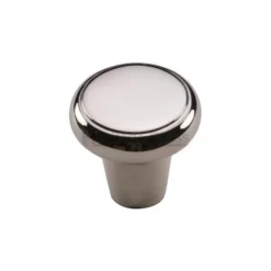 Round Cupboard Knob - Polished Nickel