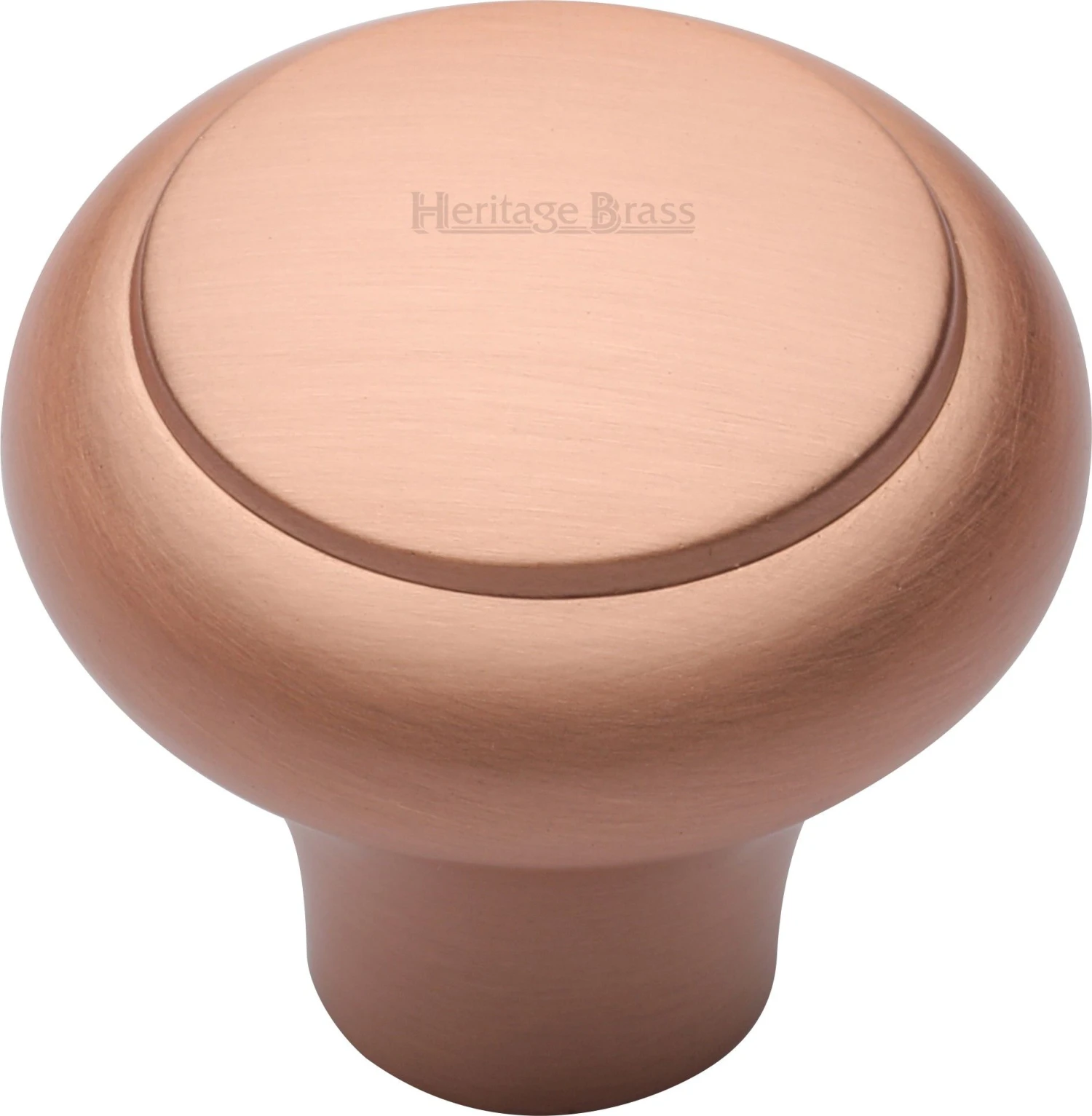Round Cupboard Knob - Satin Copper (lacquered)