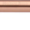 Round Section Cabinet Pull Handle With Round Grip - Available In Four Sizes - Satin Copper (lacquered)